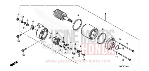 STARTING MOTOR VFR1200FC de 2012